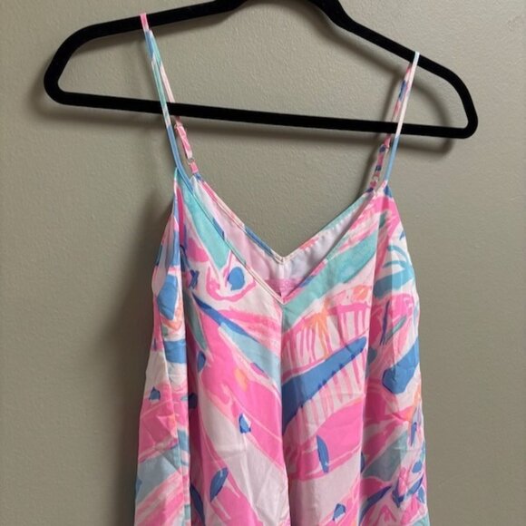 Lilly Pulitzer Womens Floral Slip Cami Dress Size S Flowy Hippie Flirty Light - Picture 3 of 10